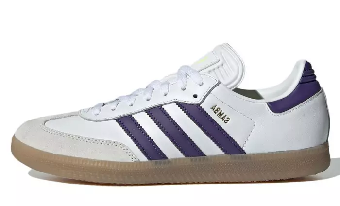 Lionel Messi x adidas Samba White Purple