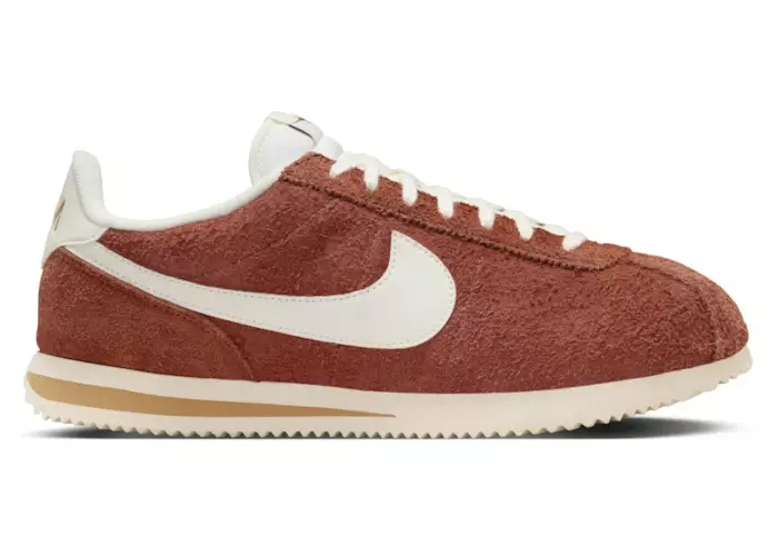 Nike Cortez SE Suede Dark Russet Flax Muslin Sail