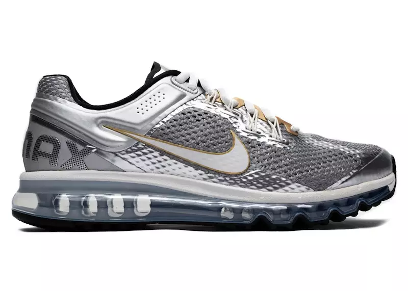 Nike Air Max 2013 Metallic Silver Gold