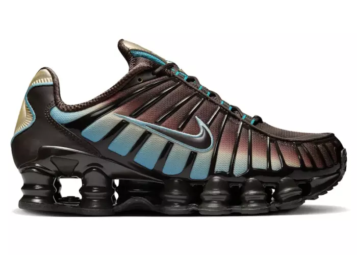Nike Shox TL Velvet Brown Denim Turquoise (Women's)