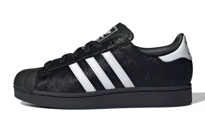 adidas Superstar II Black Ponyhair