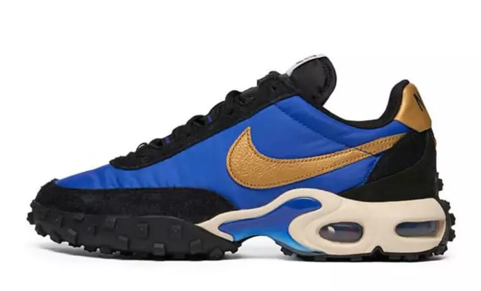 Nike Air Max Waffle Hyper Blue Metallic Gold