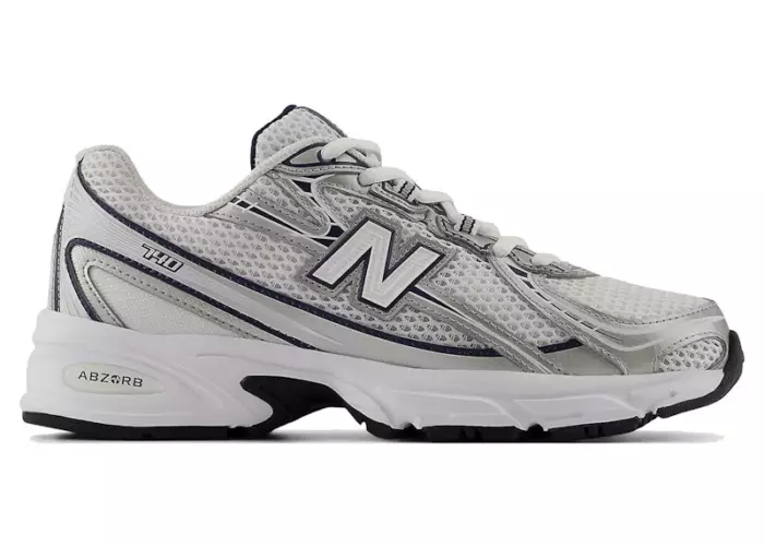 New Balance 740v2 White Shadow Grey Navy