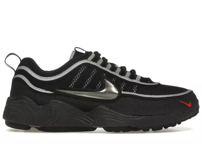 Nike Air Zoom Spiridon Black Metallic Silver