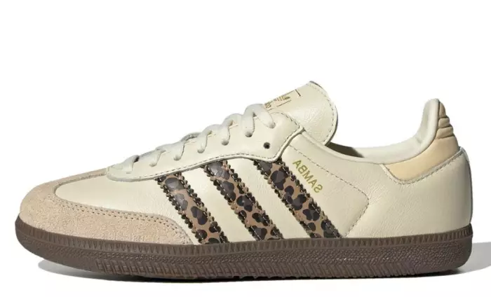 adidas Samba OG GS Leopard Cream White