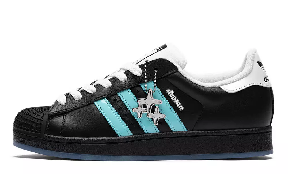 Drama Call x adidas Superstar II Black Metrolink Blue
