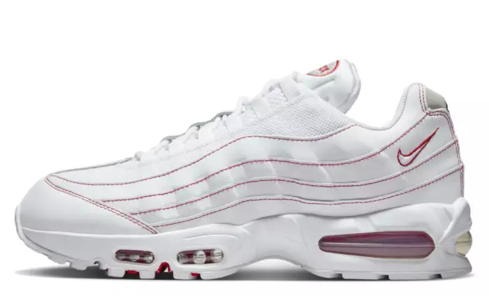 Nike Air Max 95 Big Bubble White University Red