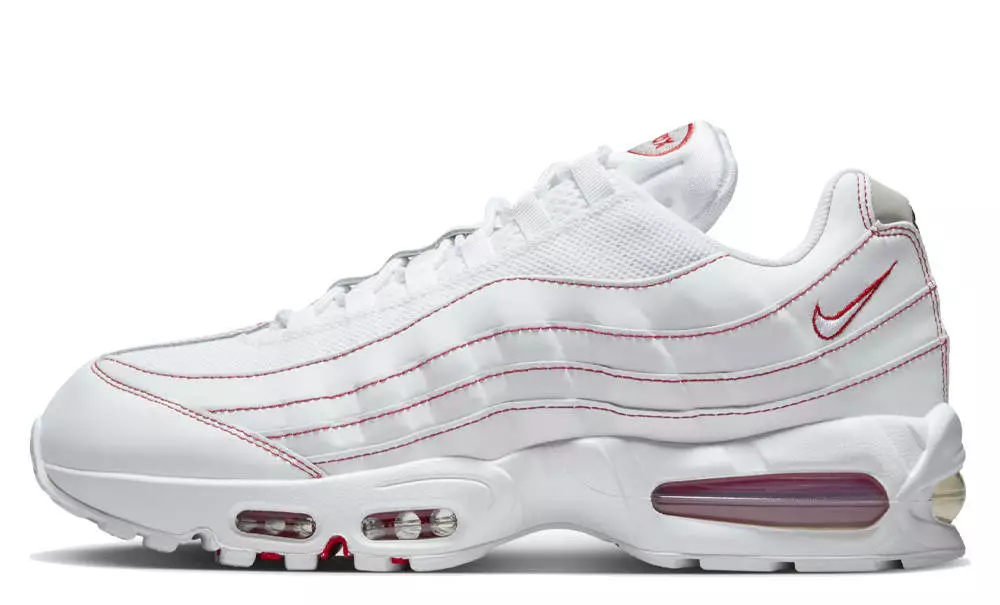 Nike Air Max 95 Big Bubble White University Red