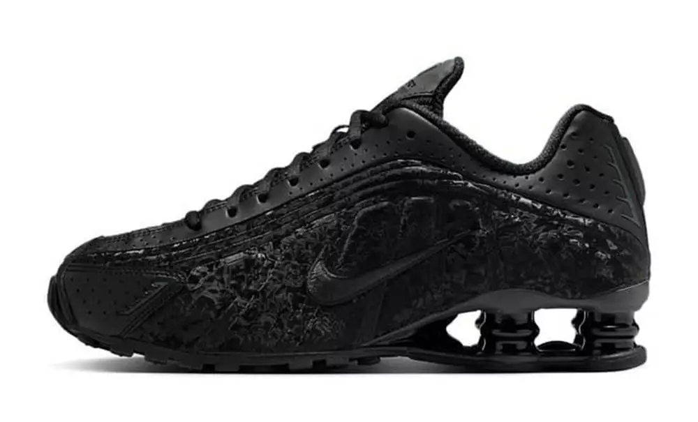 Nike Shox R4 Black Floral