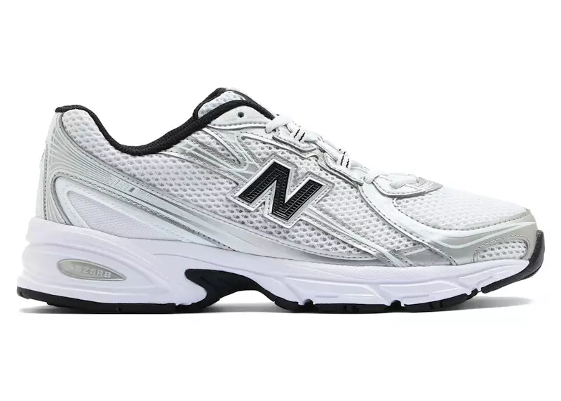 New Balance 740 White Silver Metallic Navy