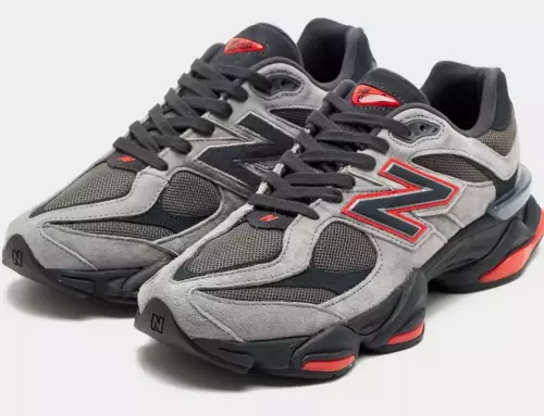 La New Balance 9060 « Grey/Black/Red », un clin d’œil au célèbre Pigeon Dunk