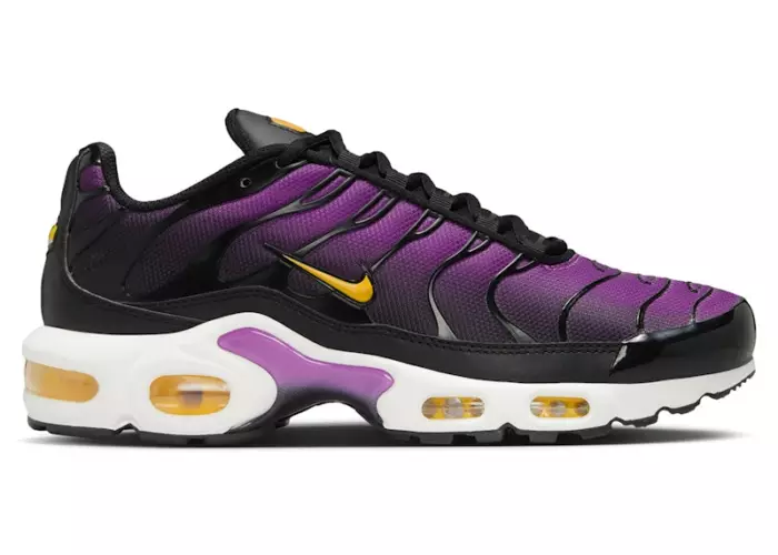 Nike Air Max Plus Black Laser Orange White Hyper Violet (Women's)