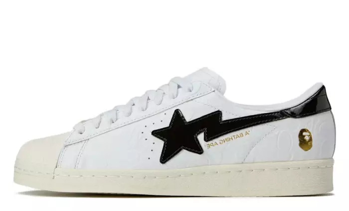 BAPE x adidas Superstar White