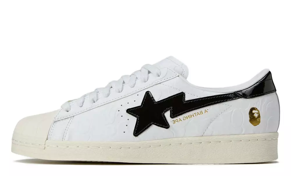 BAPE x adidas Superstar White