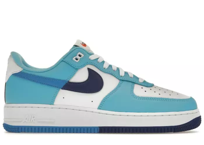 Nike Air Force 1 Low '07 LV8 effet fractionné bleu clair/bleu roi foncé
