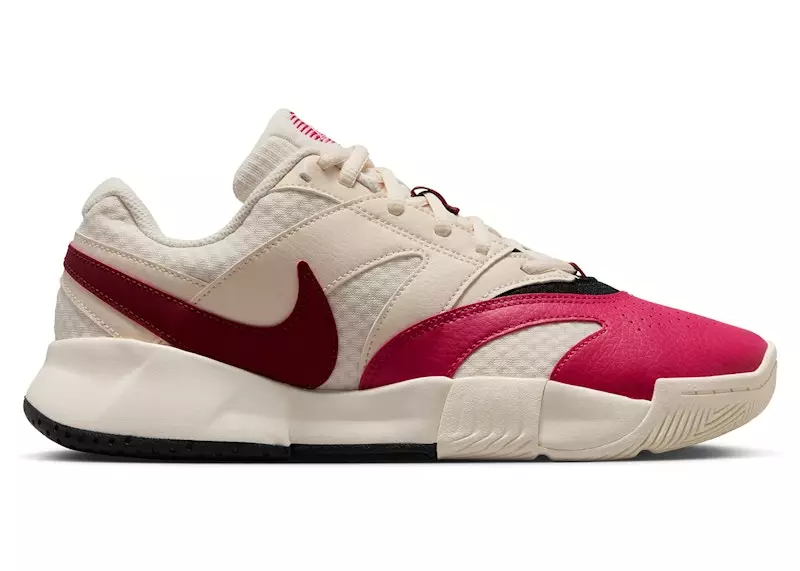 Nike Court Lite 4 Pale Ivory Sail Black Team Red (Women's)
