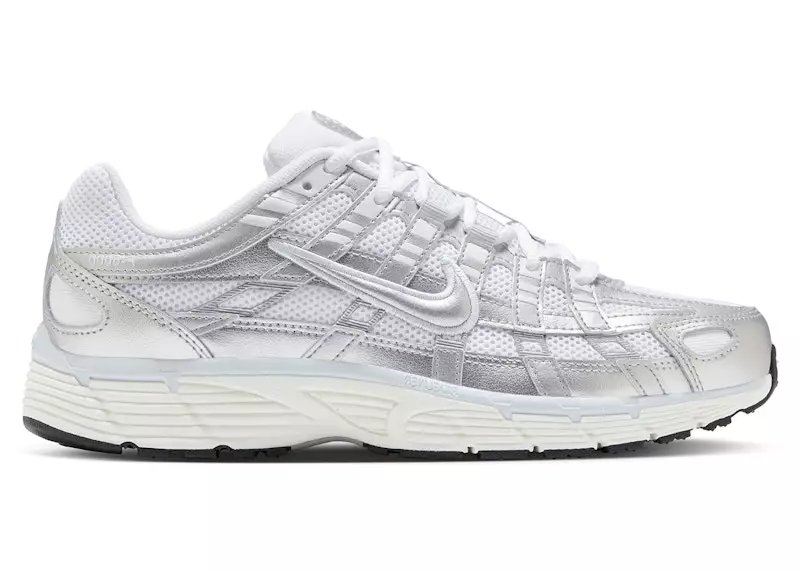 Nike P-6000 White Blue Tint Sail Metallic Silver (Women's)