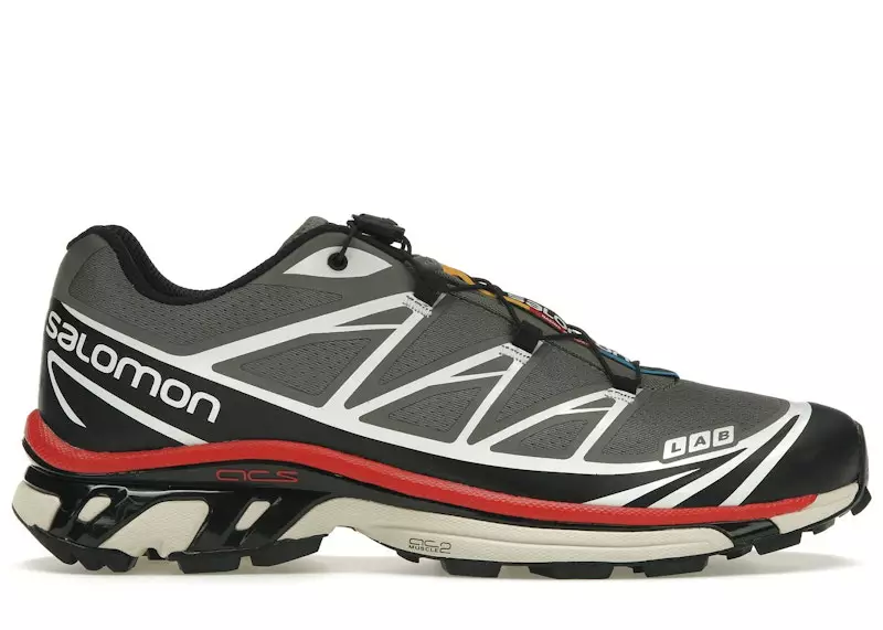 Salomon XT-6 Pewter Aurora Red
