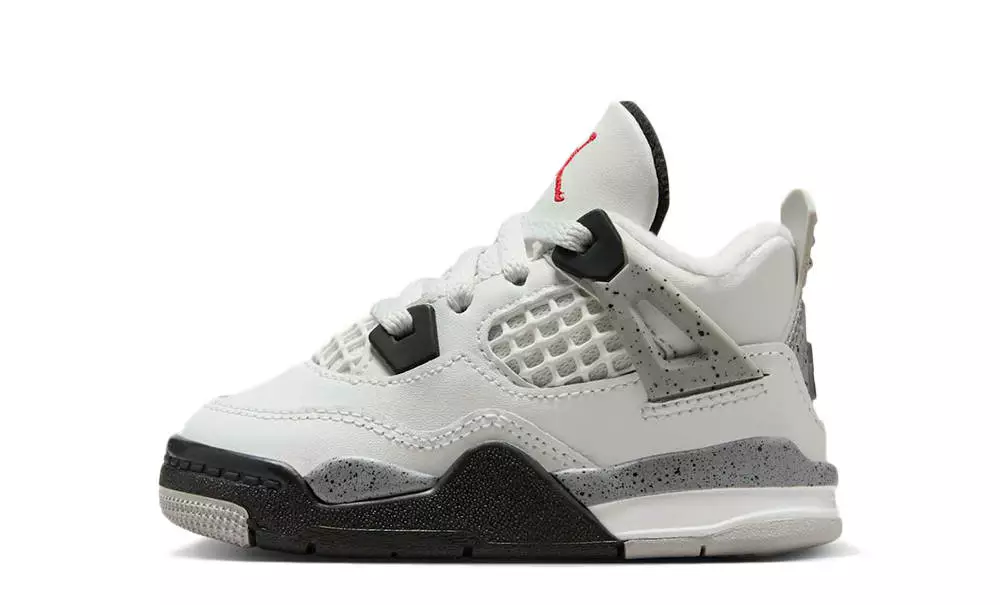 Air Jordan 4 Toddler White Cement 2025