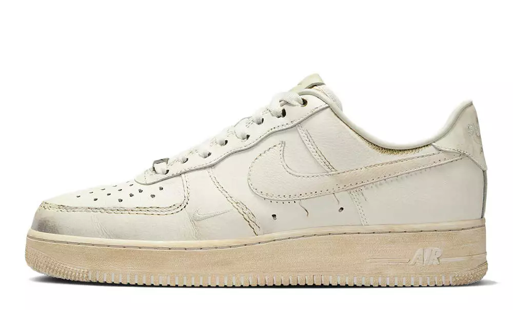 .SWOOSH x Nike Air Force 1 Low Dirty Triple White