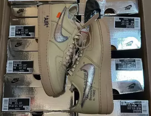 La Off-White x Nike Air Force 1 Low “Sesame” débarquera à l’automne 2025
