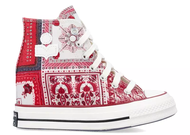 Converse Chuck 70 Internal Wedge Hi Isabel Marant Vanilla Ice Red (Women's)