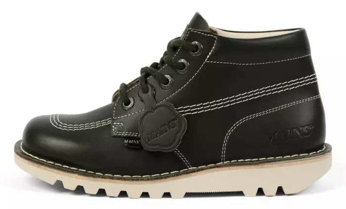 MAINS x Kickers Kick Hi Dark Green