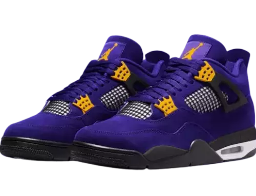 La Air Jordan 4 « Lakers » débarque pour le All-Star Weekend 2026