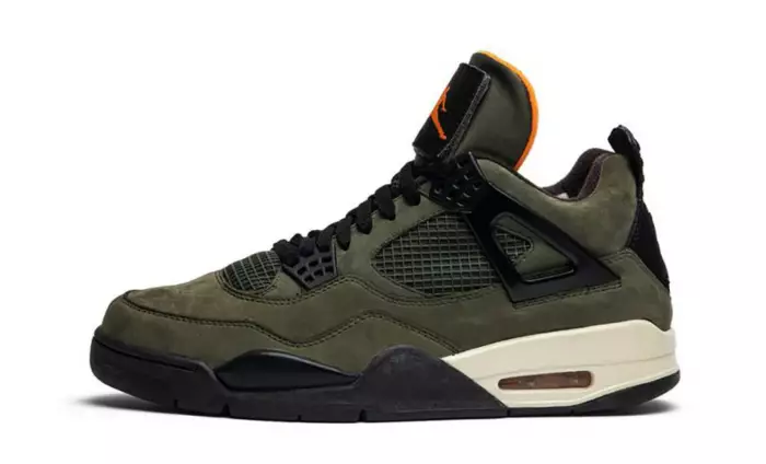 UNDEFEATED x Air Jordan 4 Olive Black