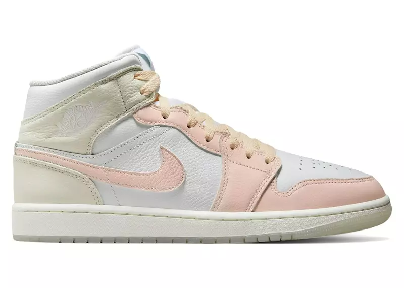 Air Jordan 1 Mid SE White Sea Glass Glacier Blue Guava Ice