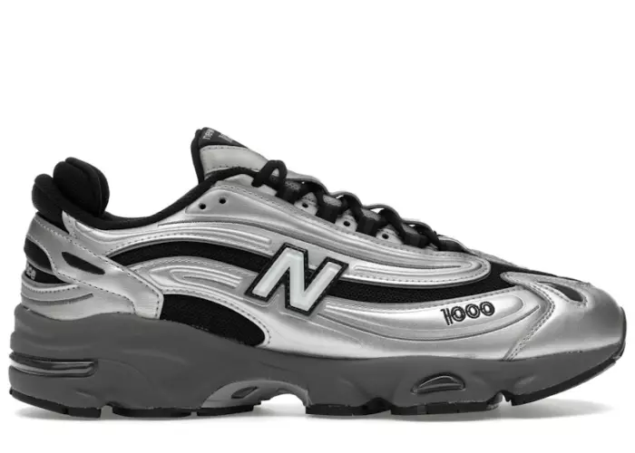 New Balance 1000 Black Silver Metallic