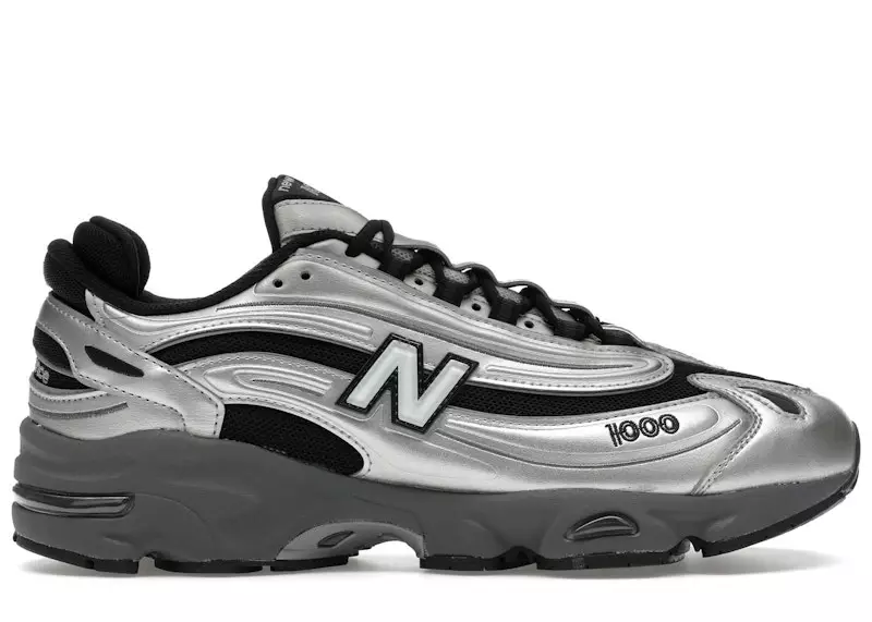 New Balance 1000 Black Silver Metallic