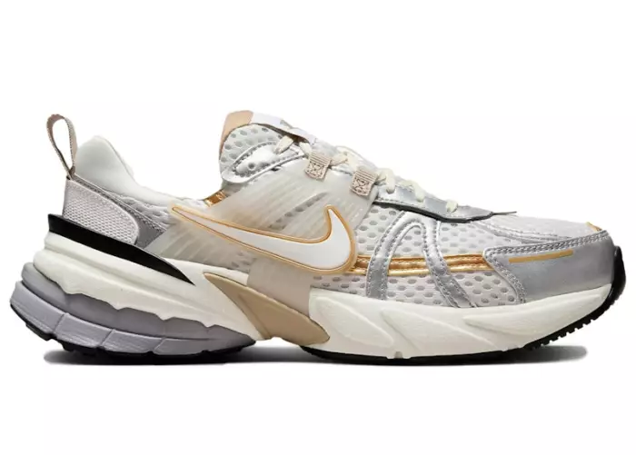 Nike V2K Run Khaki Metallic Silver (Women's)