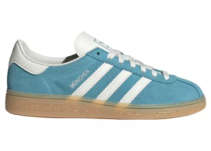 adidas Muenchen Preloved Blue Off White Silver Metallic (Women's)