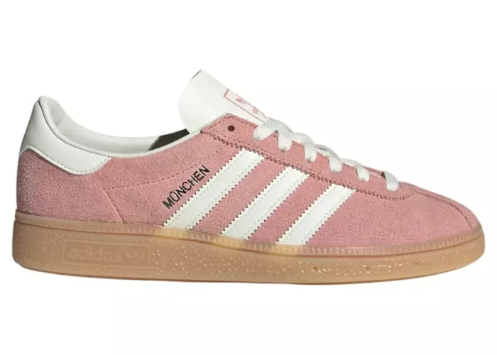 adidas Muenchen Wonder Mauve Off White Silver Metallic (Women's)