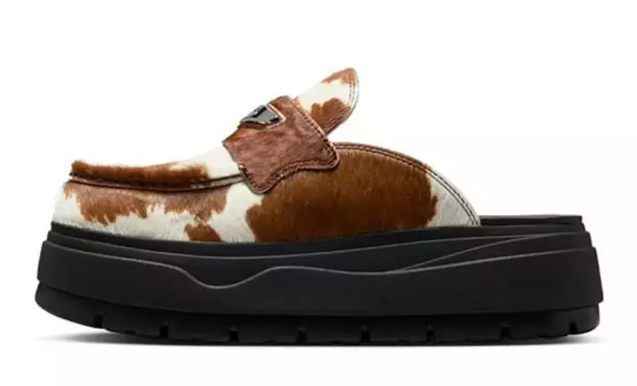 Air Jordan Loafer Mule Cow Print