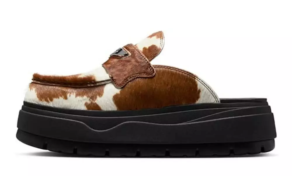 Air Jordan Loafer Mule Cow Print