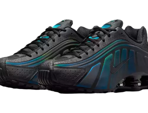La Nike Shox R4 « Black Seaweed Light Lemon Twist » : Un hommage aux Aurores Boréales