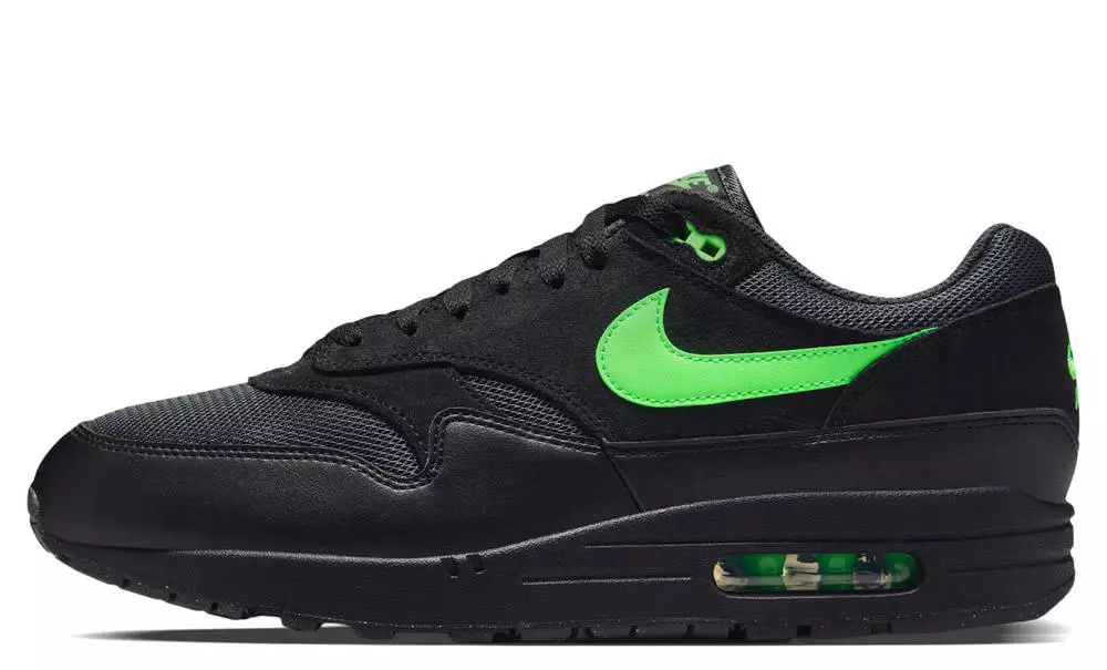 Nike Air Max 1 Black Green Strike