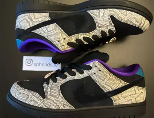 La première Nike SB Dunk Low de Dashawn Jordan s’inspire des serpents à sonnettes