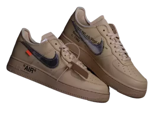 Un regard approfondi sur la Off-White x Nike Air Force 1 “Sesame”